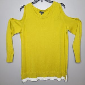 The Limited Lime Cold Shoulder Tunic Size XXL
